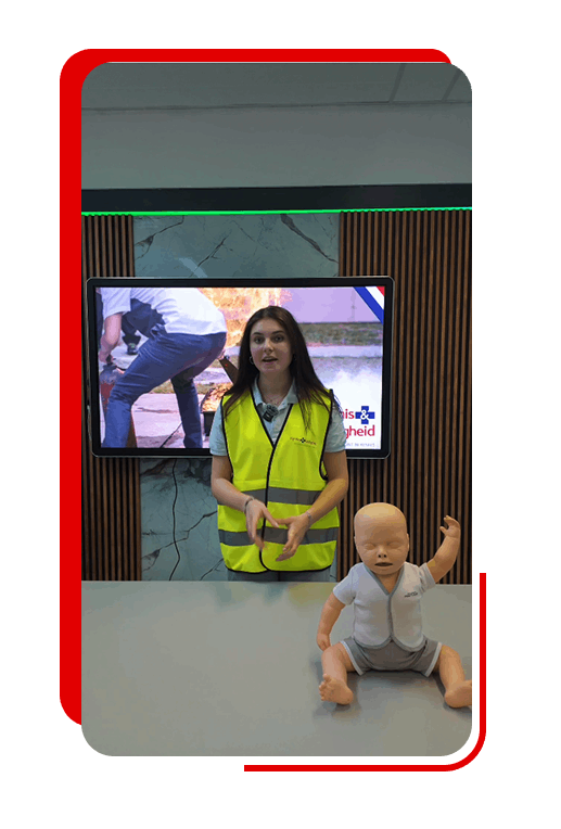 BHV trainer in actie